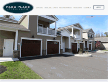 Tablet Screenshot of parkplacetowncenter.com